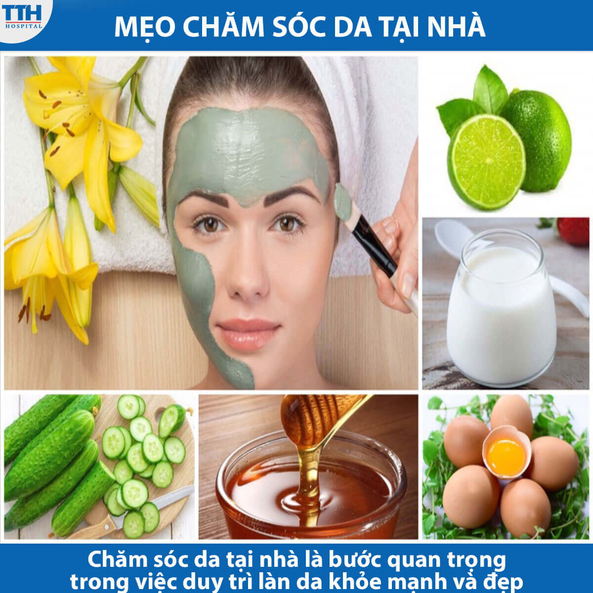 Mẹo chăm sóc da tại nhà