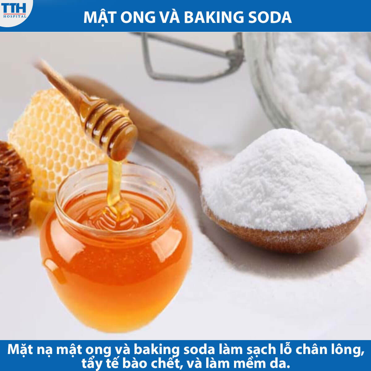 Cách làm mặt nạ từ Mật Ong và Baking Soda