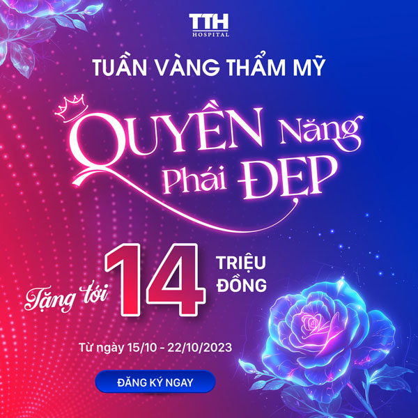 Chương trình Tuần Vàng Thẩm Mỹ - Chương trình ưu đãi các dịch vụ thẩm mỹ lớn nhất tháng 10 năm 2023