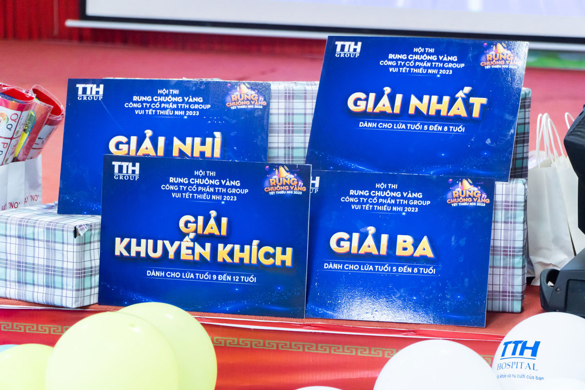 Nhiều phần quà được TTH group chuẩn bị trao tặng các cháu