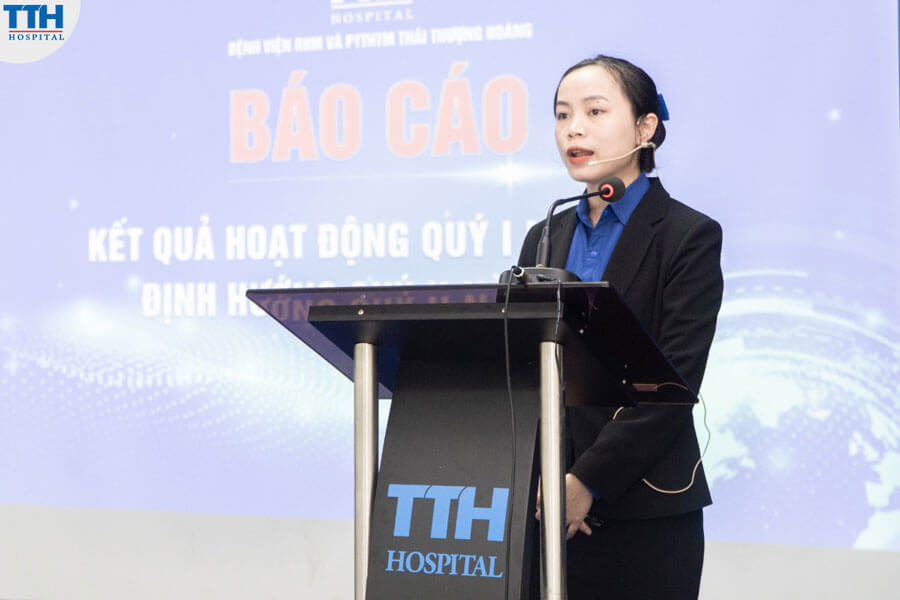 Phòng Kế hoạch tổng hợp đã báo cáo về kết quả hoạt động của bệnh viện trong quý I