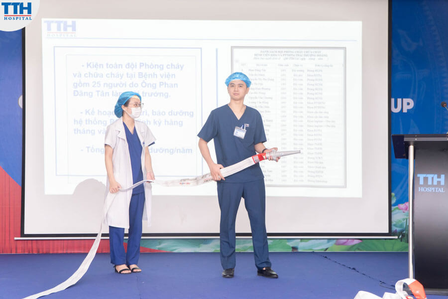 Thực Hành Trực Tiếp an toàn phòng cháy chữa cháy cho CBNV