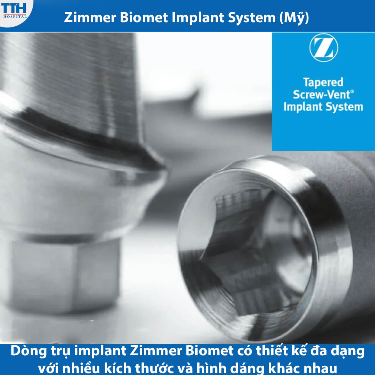 Trụ implant Zimmer Biomet