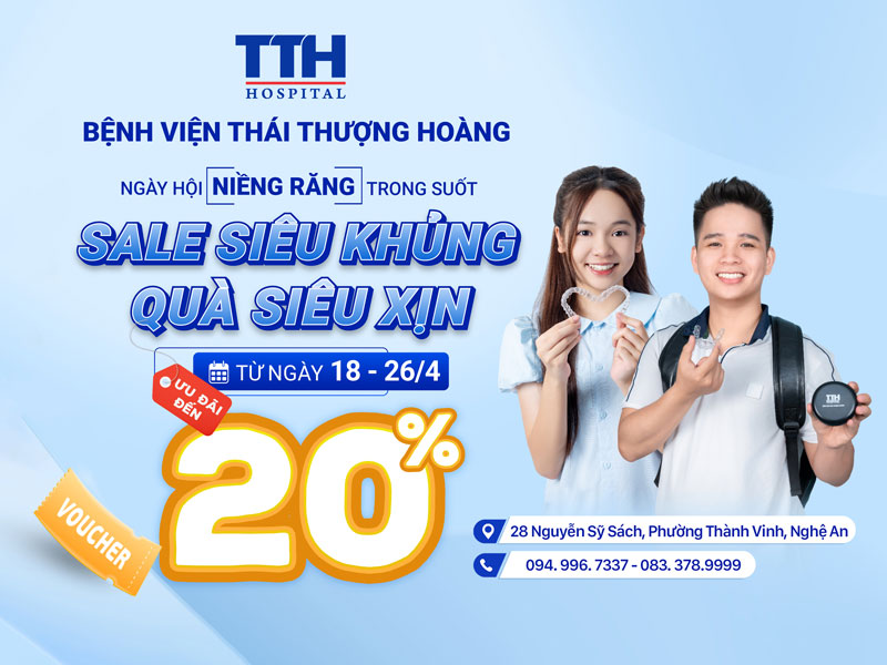 Ưu đãi niềng răng trong suốt - Giảm đến 20% chi phí điều trị