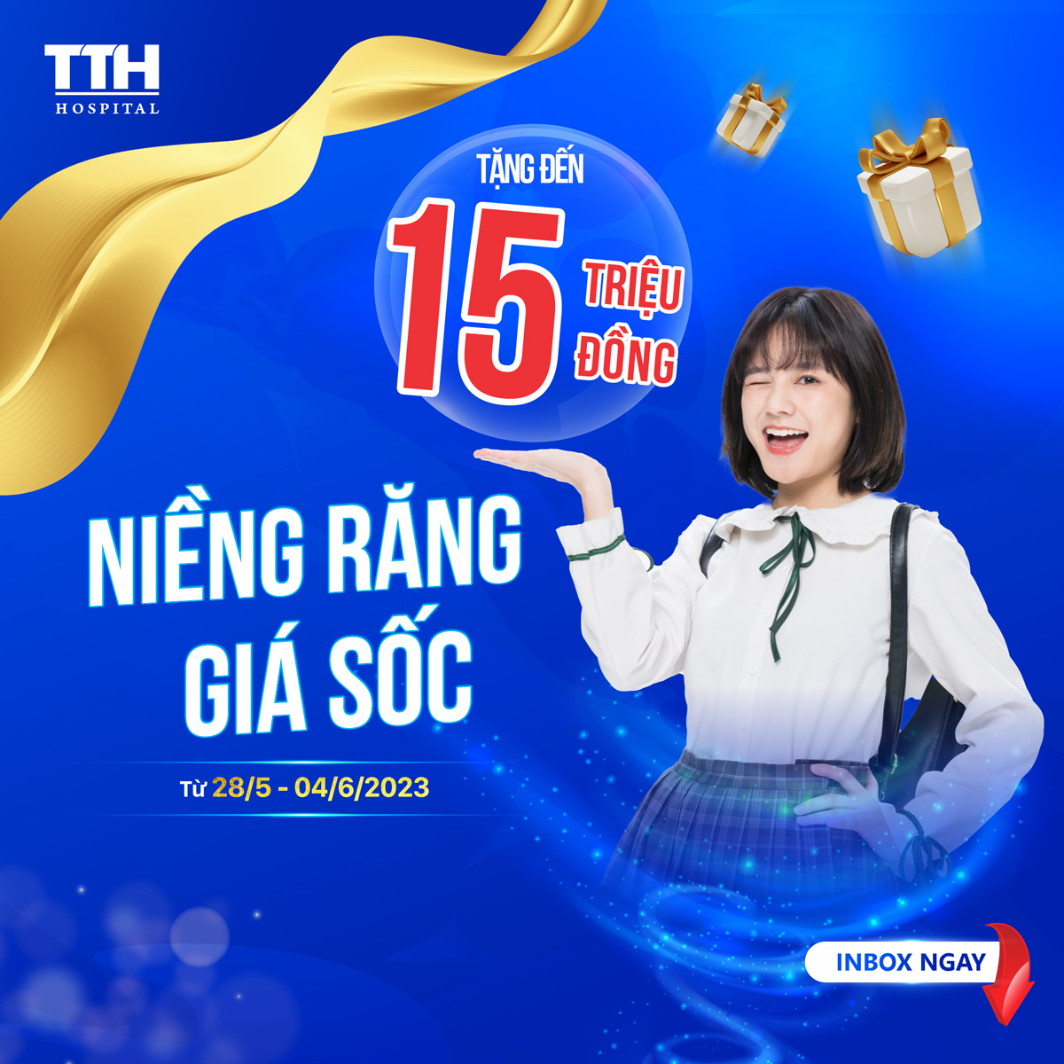 Chương trình Tuần Vàng niêng răng - Tặng ngay 15 triệu