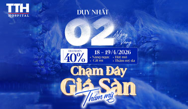 2 NGÀY VÀNG LÀM ĐẸP: ƯU ĐÃI THẨM MỸ LÊN ĐẾN 40% TẠI BỆNH VIỆN THÁI THƯỢNG HOÀNG