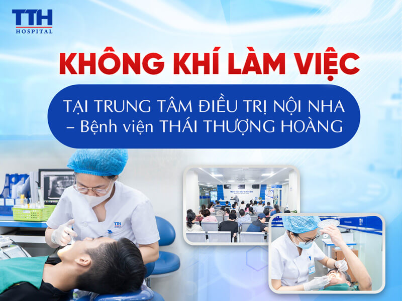KHÔNG KHÍ LÀM VIỆC TẠI TRUNG TÂM ĐIỀU TRỊ NỘI NHA