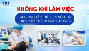 KHÔNG KHÍ LÀM VIỆC TẠI TRUNG TÂM ĐIỀU TRỊ NỘI NHA