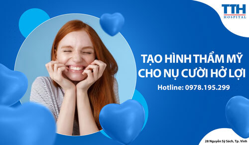 TẠO HÌNH THẨM MỸ CHO NỤ CƯỜI HỞ LỢI