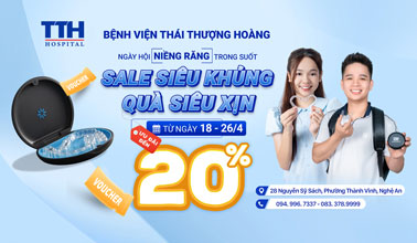 ƯU ĐÃI NIỀNG RĂNG TRONG SUỐT ĐẾN 20% TẠI BỆNH VIỆN THÁI THƯỢNG HOÀNG