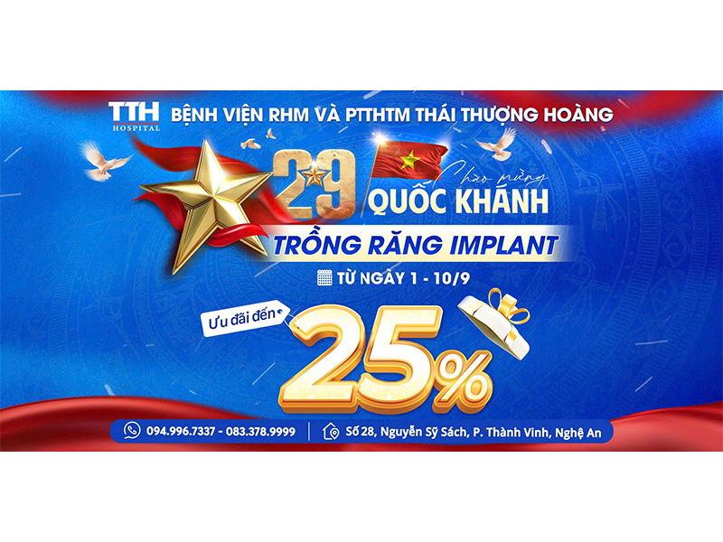 ƯU ĐÃI TRỒNG RĂNG IMPLANT