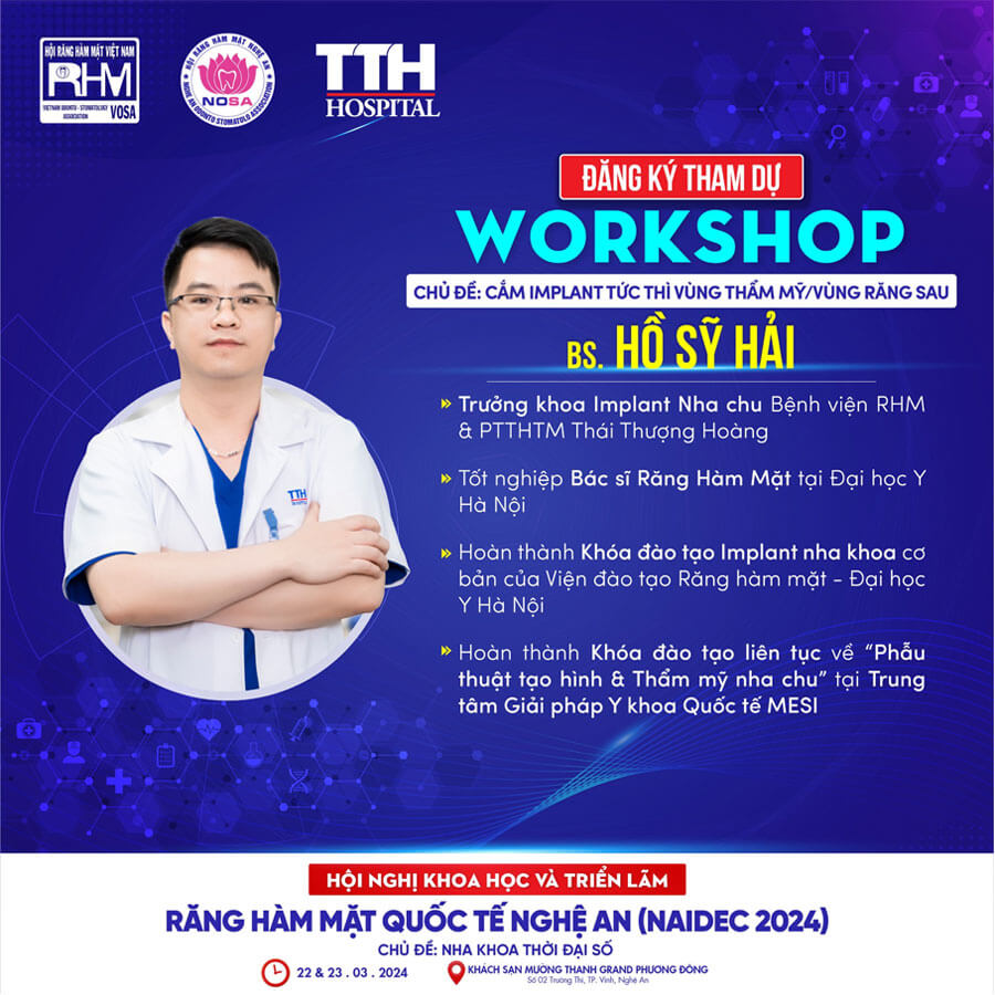 Đột Phá Nha Khoa Thời Đại Số: Workshop Hội Nghị Răng Hàm Mặt Quốc Tế tại Bệnh viện Thái Thượng Hoàng