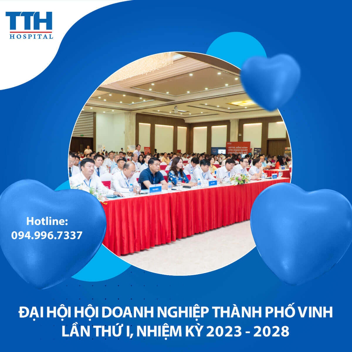 ĐẠI HỘI HỘI DOANH NGHIỆP THÀNH PHỐ VINH LẦN THỨ I, NHIỆM KỲ 2023 - 2028