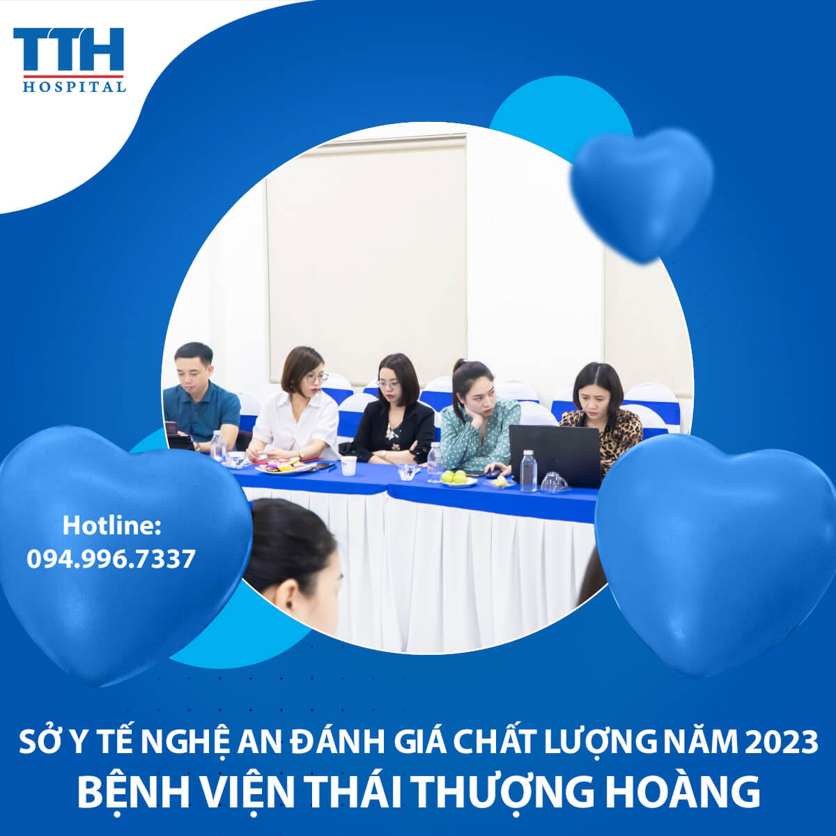 Bệnh viện Thái Thượng Hoàng: Đoàn Sở Y Tế Nghệ An đánh giá chất lương năm 2023