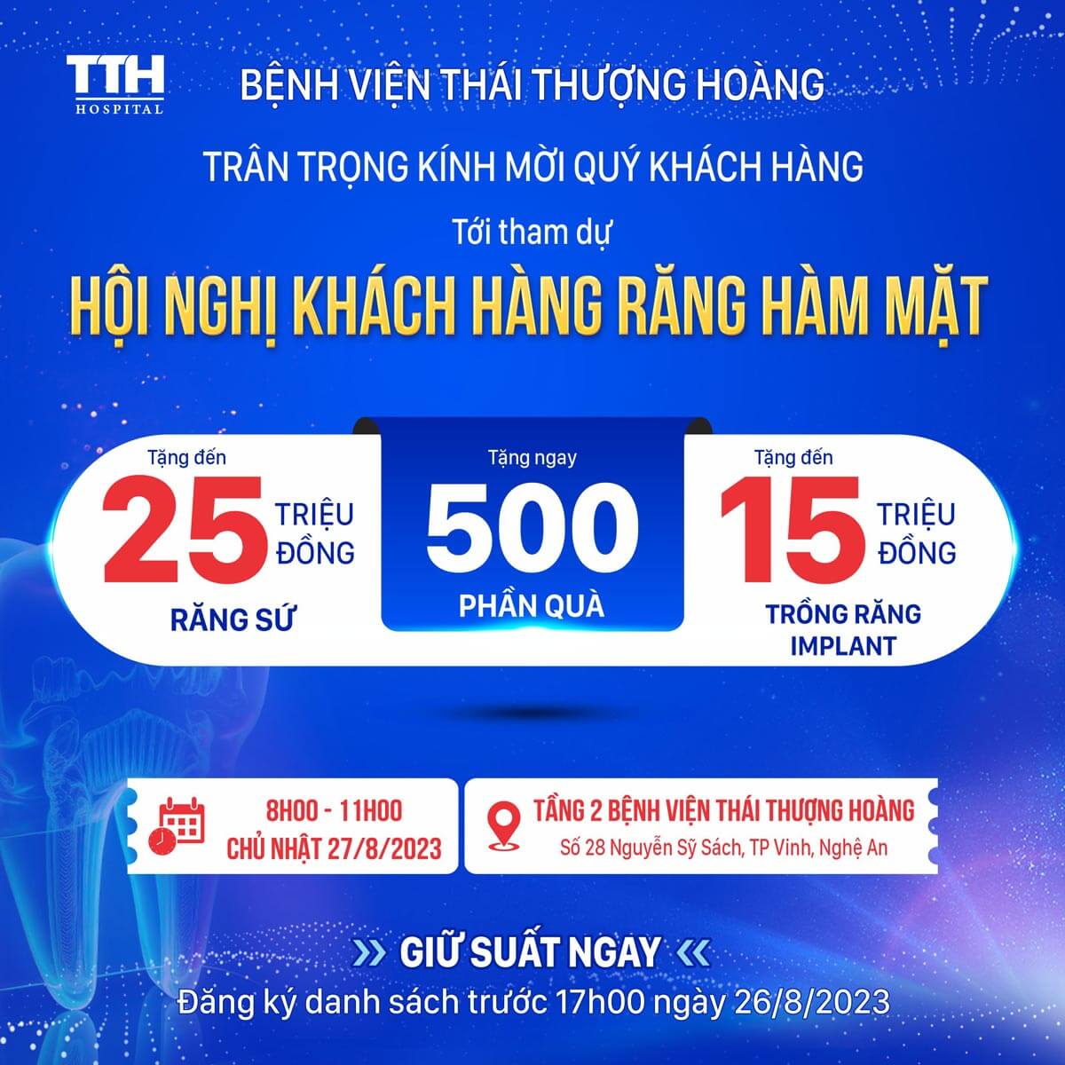 Hội Nghị Khách Hàng Răng Hàm Mặt 2023