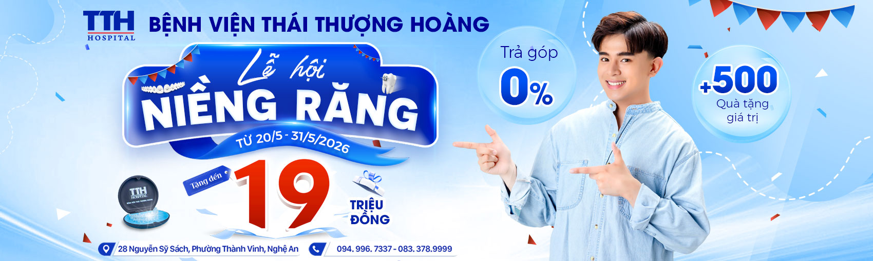 LỄ HỘI NIỀNG RĂNG - CHƯƠNG TRÌNH ƯU ĐÃI LỚN NHẤT THÁNG 5