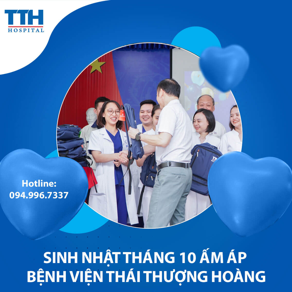 Sinh Nhật Tháng 10 Ấm Áp Tại Bệnh Viện Thái Thượng Hoàng