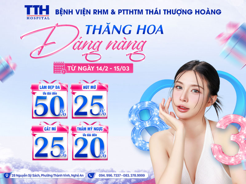 THĂNG HOA DÁNG NÀNG - CHƯƠNG TRÌNH ƯU ĐÃI THẨM MỸ LÊN ĐẾN 50%
