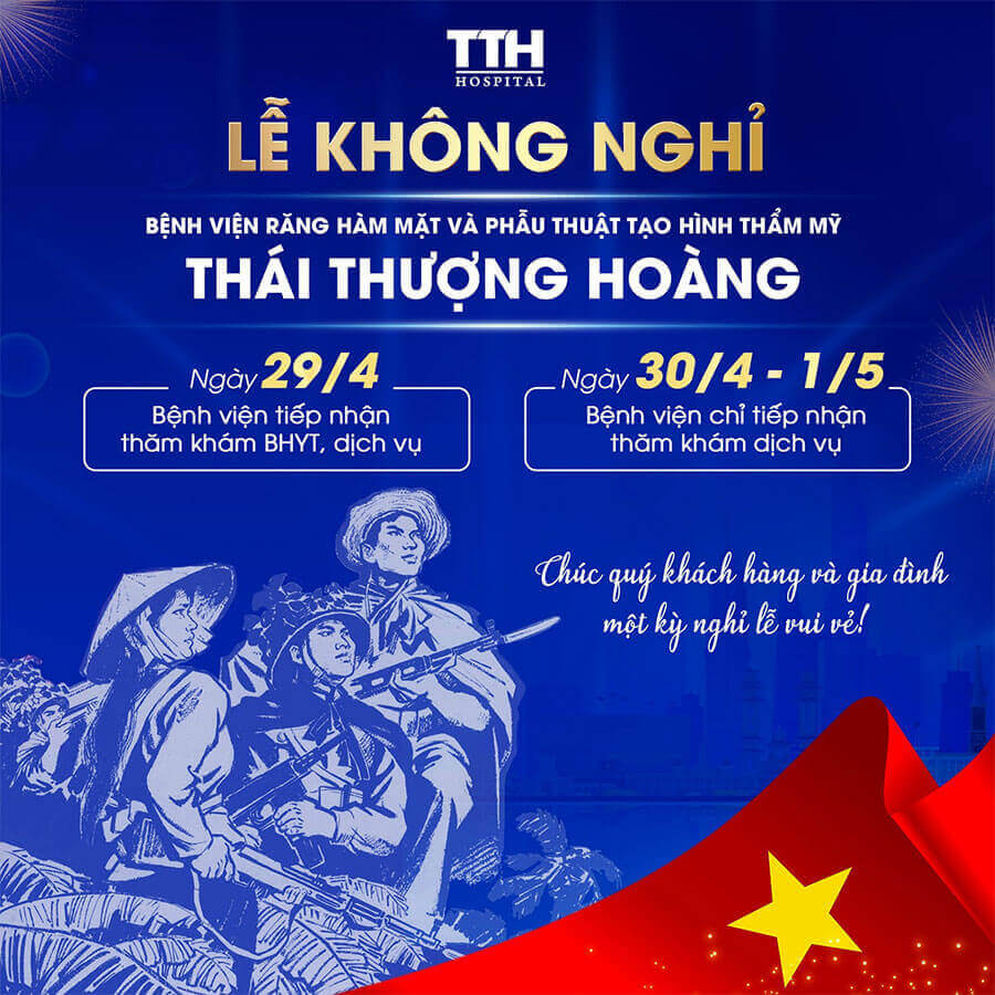 Thông Báo Về Hoạt Động của Bệnh Viện Thái Thượng Hoàng Trong Dịp Lễ 30/4 - 1/5